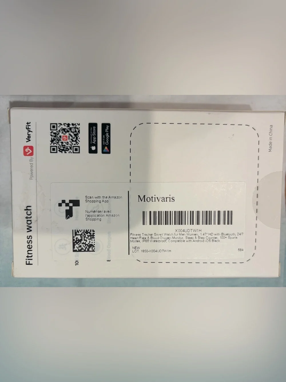 Smart Fitness Tracker Motivaris- Black Bands brand new NWT